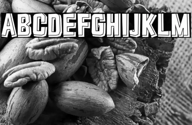 Typo Cut-Out Shadowed Demo フォント examples