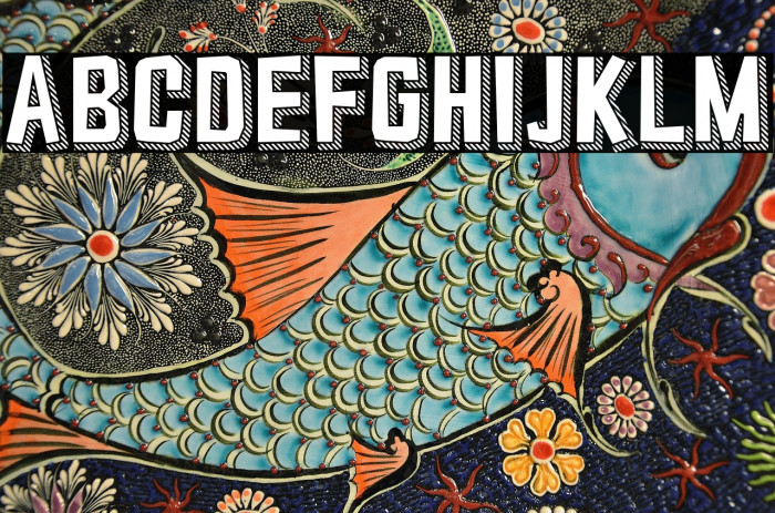 Typo Cut-Out Striped Demo Example 3