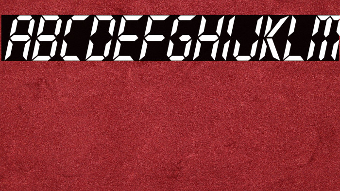 Typo Digit Demo Italic Example 1