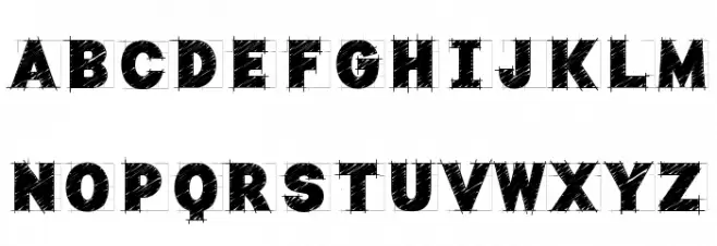 Typo Draft Demo Polices MAJUSCULES