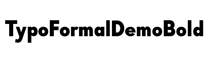 Typo Formal Demo Bold  नि: शुल्क फ़ॉन्ट्स डाउनलोड