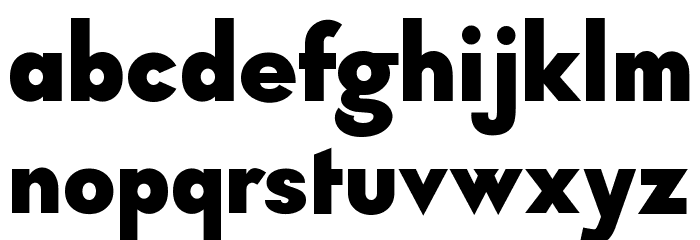 Typo Formal Demo Bold Font LOWERCASE