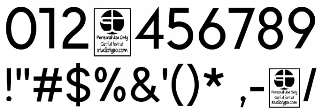 Typo Formal Demo Font OTHER CHARS