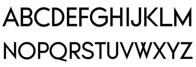 Typo Formal Demo Schriftart Groß