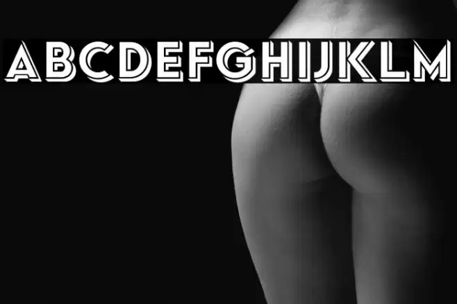 Typo Formal Shadowed Demo Font examples