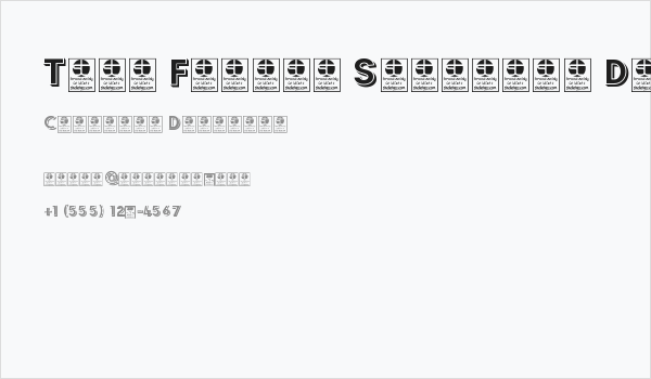 Typo Formal Shadowed Demo Business Card