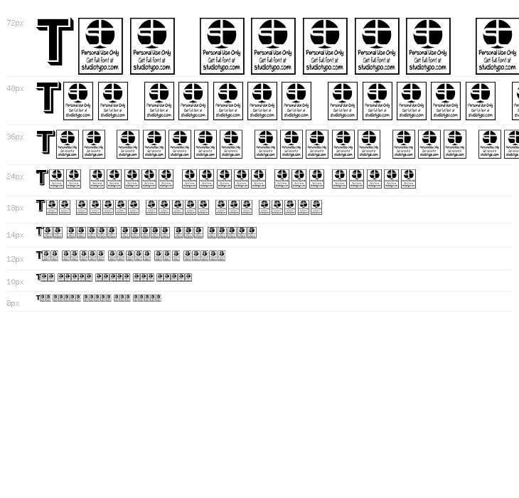 Typo Formal Shadowed Demo Waterfall