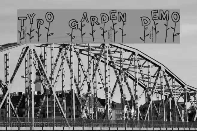 Typo Garden Demo Fonte examples