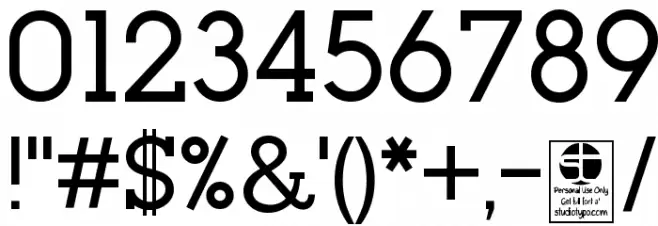 Typo GeoSlab Regular Demo Font OTHER CHARS