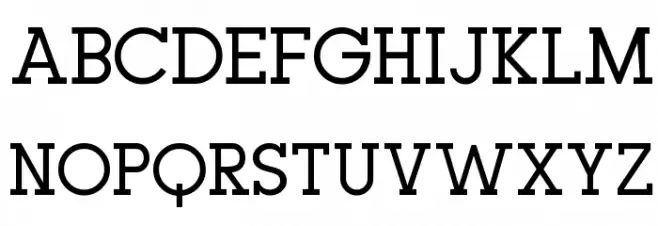 Typo GeoSlab Regular Demo Fuentes MAYÚSCULAS