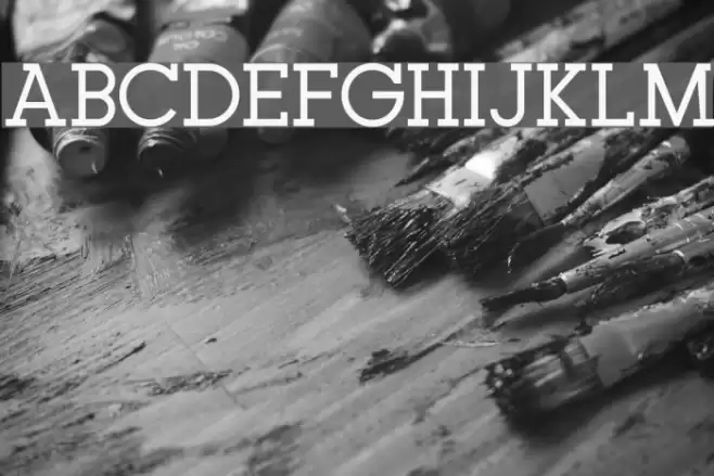 Typo GeoSlab Regular Demo Font examples