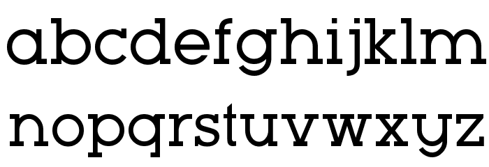 Typo GeoSlab Regular Demo Font LOWERCASE