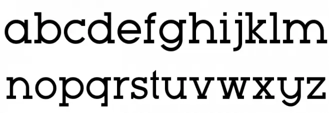 Typo GeoSlab Regular Demo 字体 小写