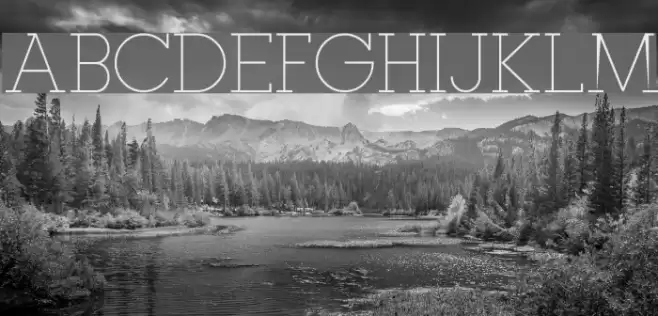 Typo GeoSlab Thin Demo Font examples