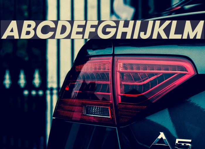 Typo Gotika Black Demo Italic Font examples