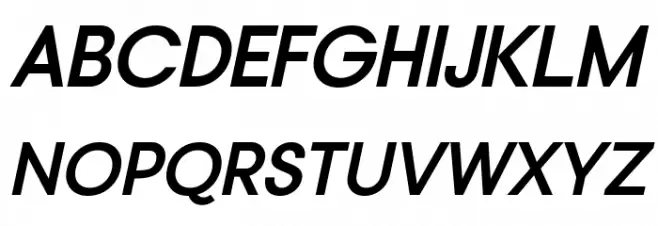 Typo Gotika Demo Bold Italic フォント 大文字
