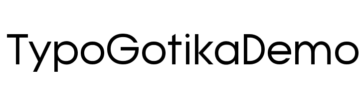 Typo Gotika Demo  Free Fonts Download
