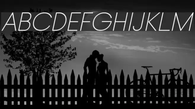 Typo Gotika Light Demo Italic Font examples