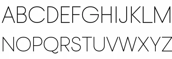Typo Gotika Light Demo Schriftart Groß