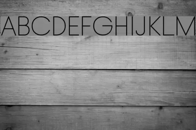 Typo Gotika Light Demo Font examples
