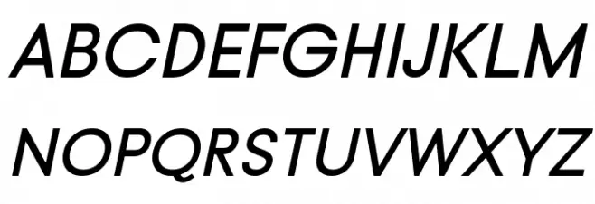 Typo Gotika Small Caps Demo Italic Font Litere mici