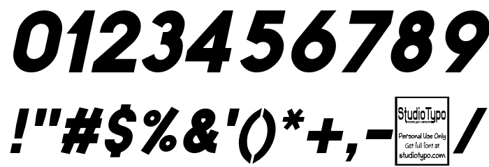 Typo Grotesk Black Italic Font OTHER CHARS