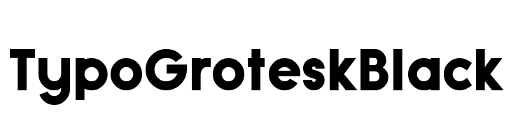Typo Grotesk Black  لخطوط تنزيل