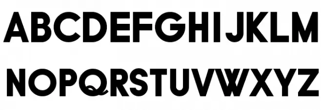 Typo Grotesk Black फ़ॉन्ट अपरकेस