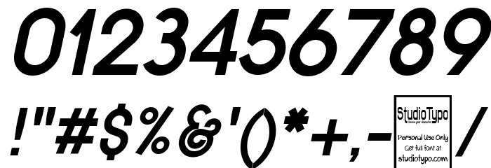 Typo Grotesk Bold Italic Font OTHER CHARS