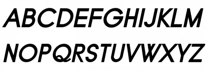 Typo Grotesk Bold Italic フォント 大文字