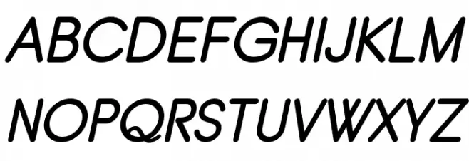 Typo Grotesk Rounded Italic Fonte MAIÚSCULAS