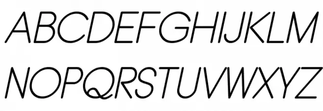Typo Grotesk Rounded Light Italic