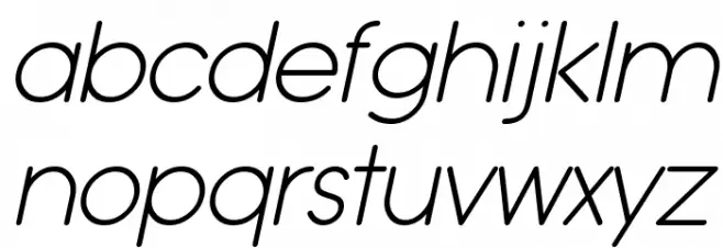 Typo Grotesk Rounded Light Italic