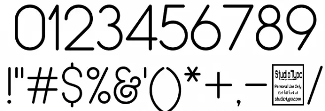Typo Grotesk Rounded Light Font OTHER CHARS