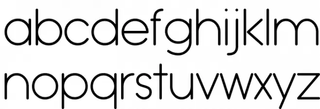 Typo Grotesk Rounded Light Fonte MINÚSCULAS