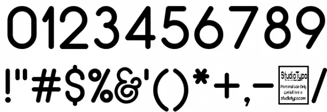 Typo Grotesk Rounded Font OTHER CHARS