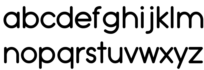 Typo Grotesk Rounded Font LOWERCASE