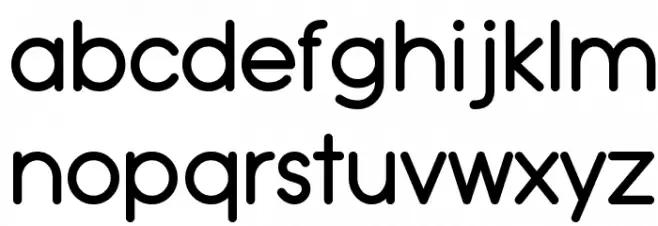 Typo Grotesk Rounded 字体 小写