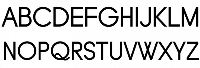 Typo Grotesk Font Litere mari