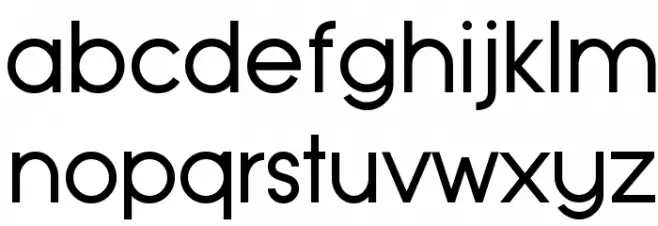 Typo Grotesk फ़ॉन्ट लोअरकेस