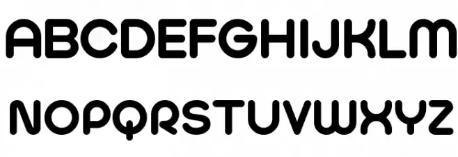 Typo Hoop Demo Bold Schriftart Groß