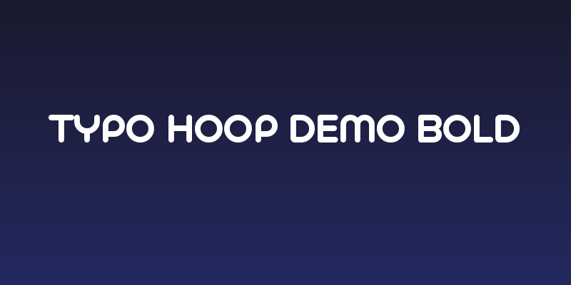 Typo Hoop Demo Bold Social Header