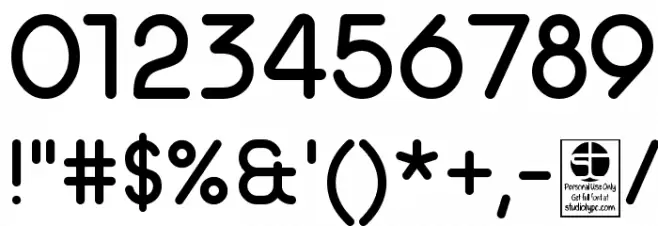 Typo Hoop Demo Font OTHER CHARS