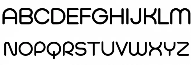 Typo Hoop Demo Caratteri MAIUSCOLE