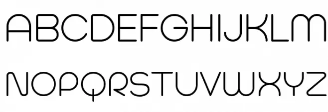 Typo Hoop Light Demo Шрифта ВЕРХНИЙ
