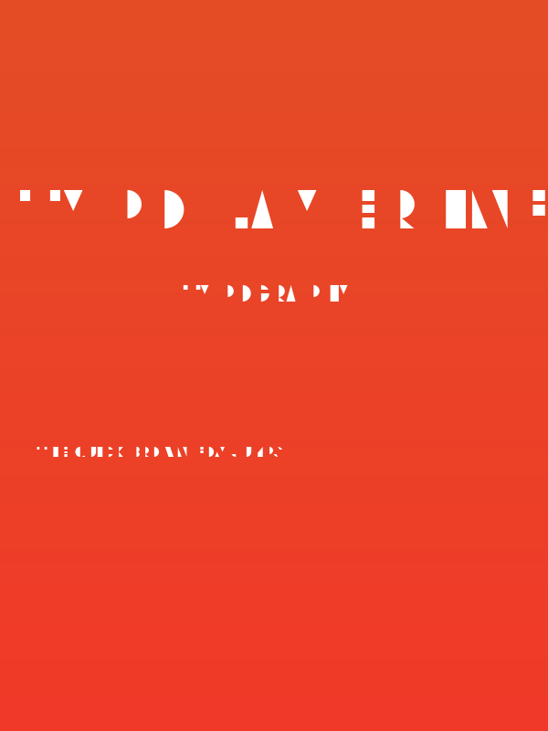 Typo Layer Inferior Layer Poster