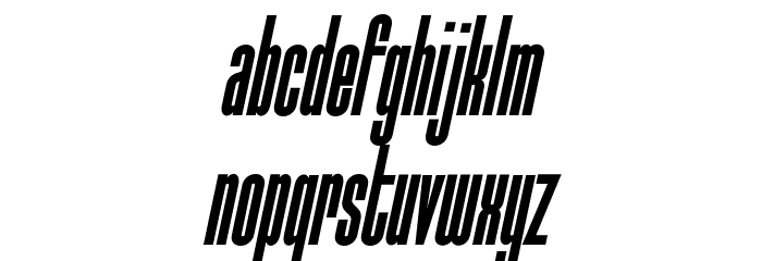 Typo-Longest Demo Bold Italic Font LOWERCASE