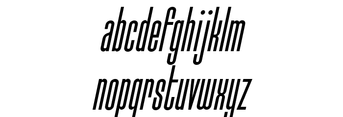 Typo-Longest Demo Italic Font LOWERCASE