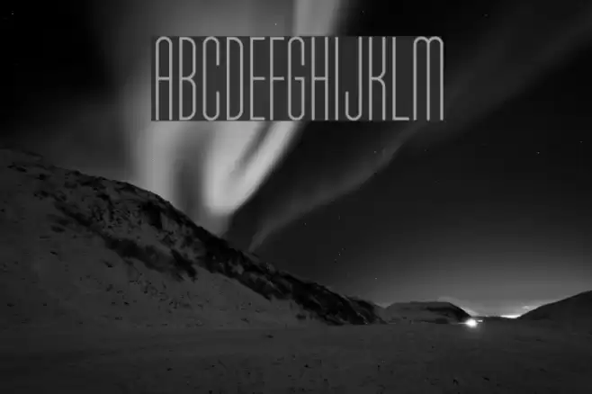 Typo-Longest Light Demo Font examples