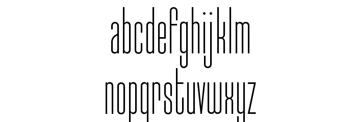 Typo-Longest Light Demo Font LOWERCASE